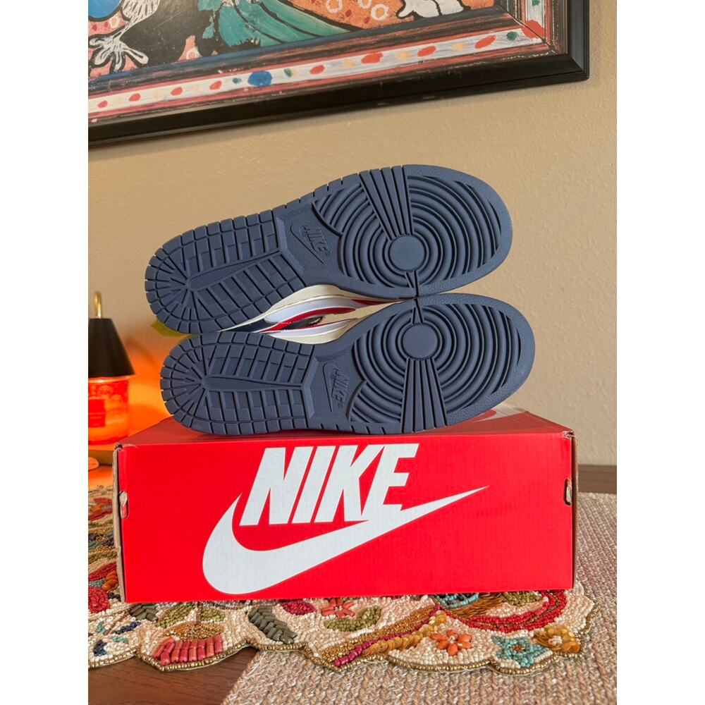 Nike Dunk Low Boston Red Sox White University Red Thunder Navy Blue IM2222 100 - Picture 6 of 9